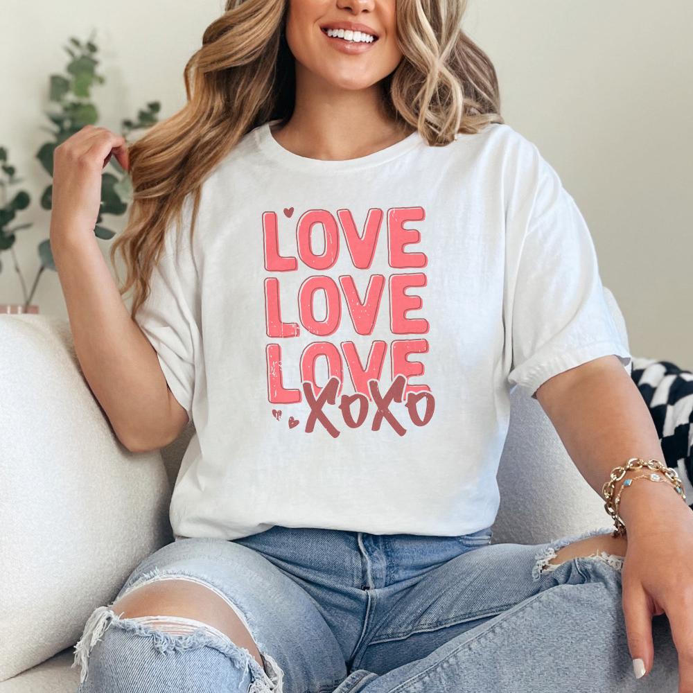 Valentines Day PNG, Xoxo PNG - 300 DPI Design for T-Shirt