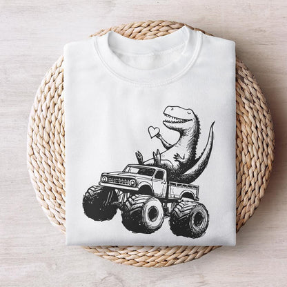 T-Rex Dinosaur Monster Truck Png, Sublimation Design - 300 DPI Design for