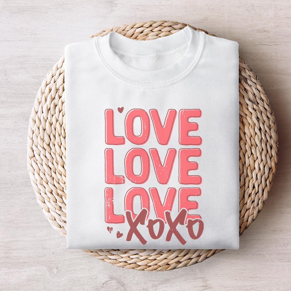 Valentines Day PNG, Xoxo PNG - 300 DPI Design for T-Shirt