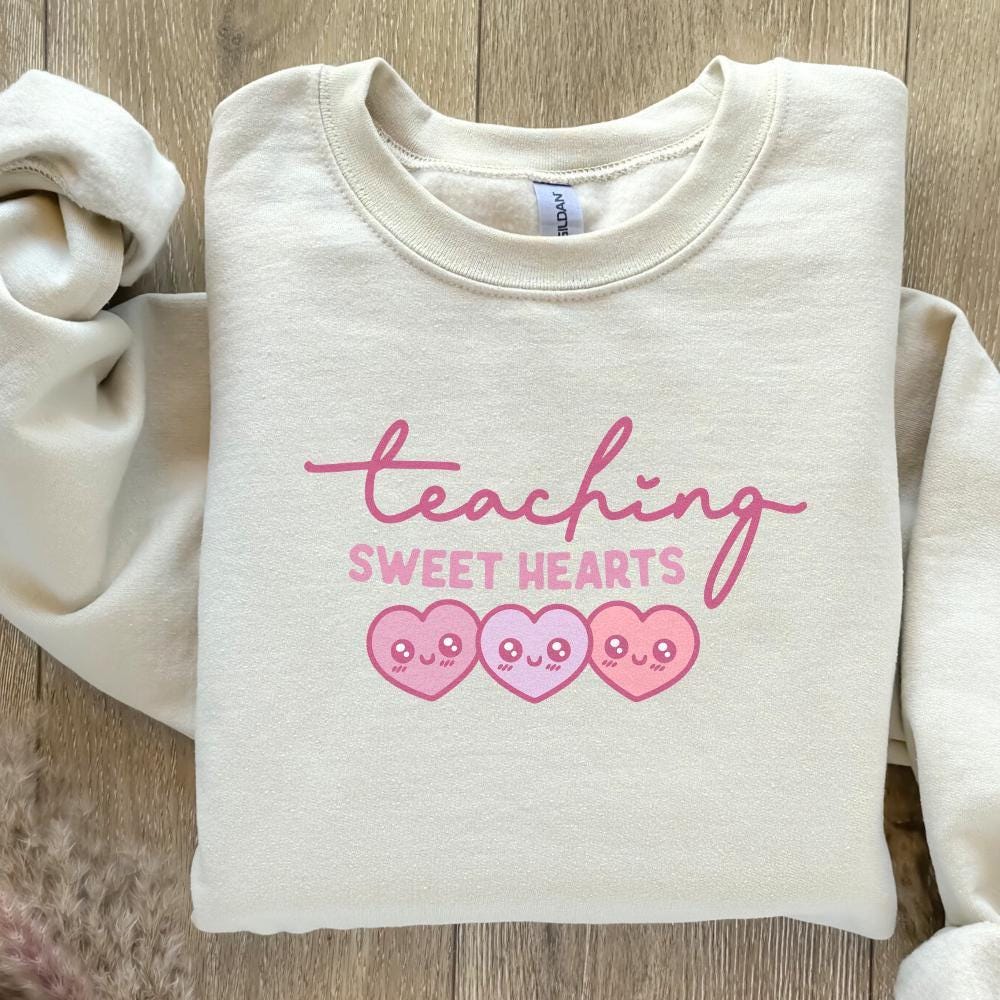 Teaching Sweethearts Png, Teacher Valentines Png - 300 DPI Design for