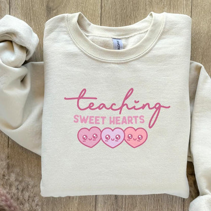 Teaching Sweethearts Png, Teacher Valentines Png - 300 DPI Design for