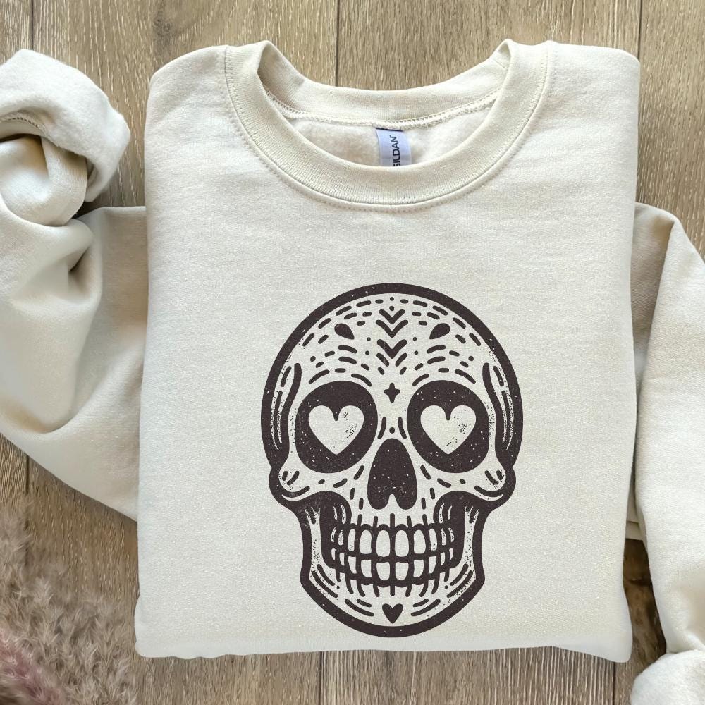 Valentine Skull PNG, Gothic Valentine Design - 300 DPI Design for T-Shirt