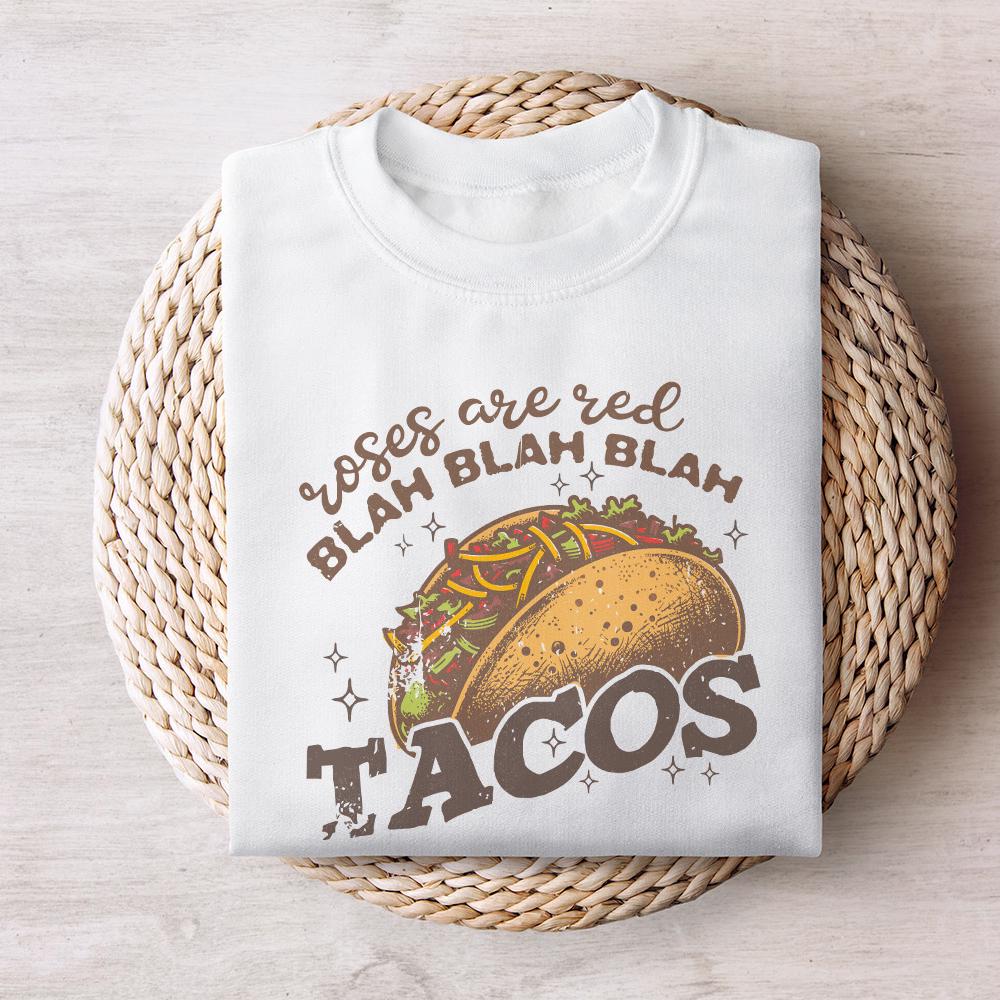 Roses Are Red png, Tacos PNG - 300 DPI Design for T-Shirt