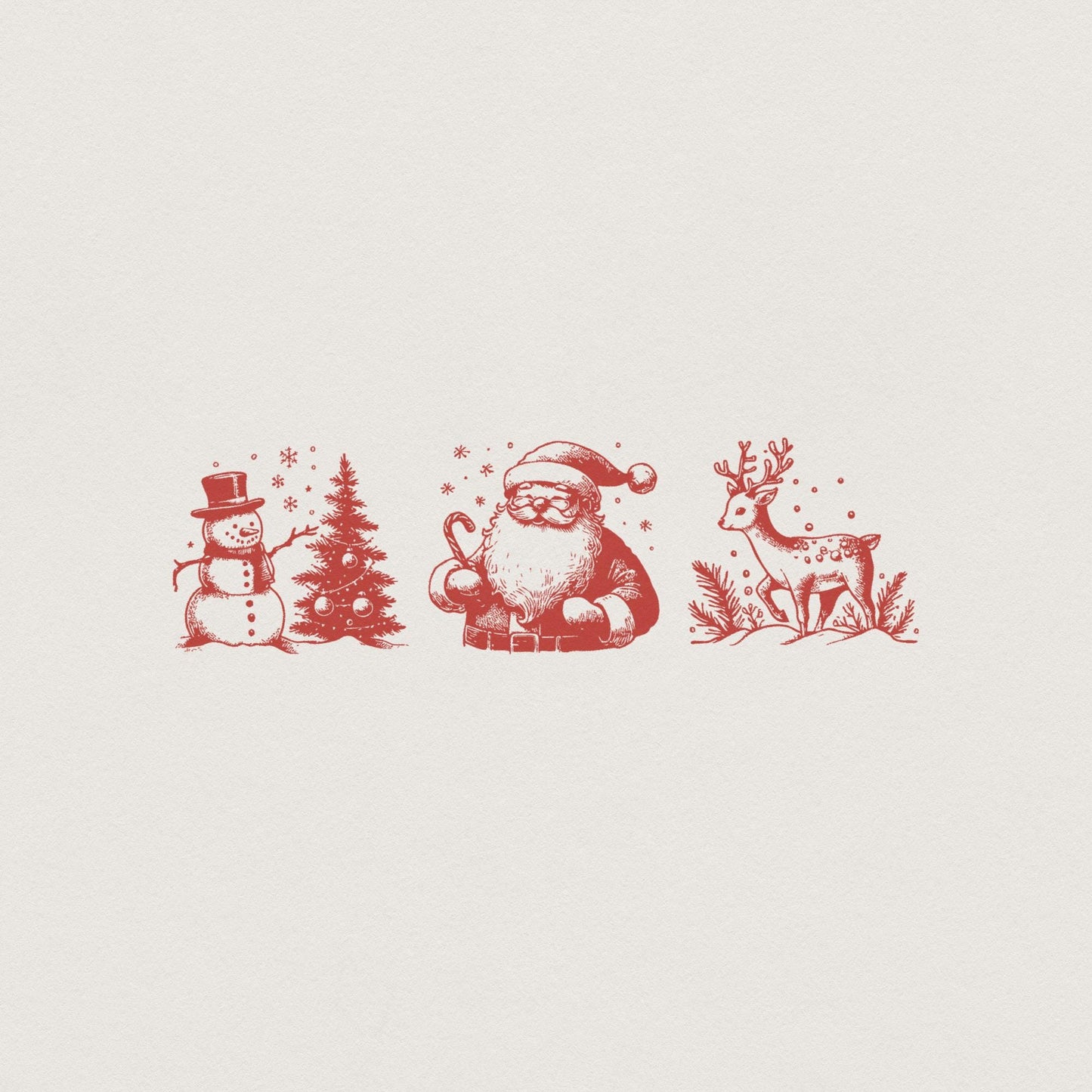 Retro Christmas PNG, Vintage Graphic png - 300 DPI Design for T-Shirt