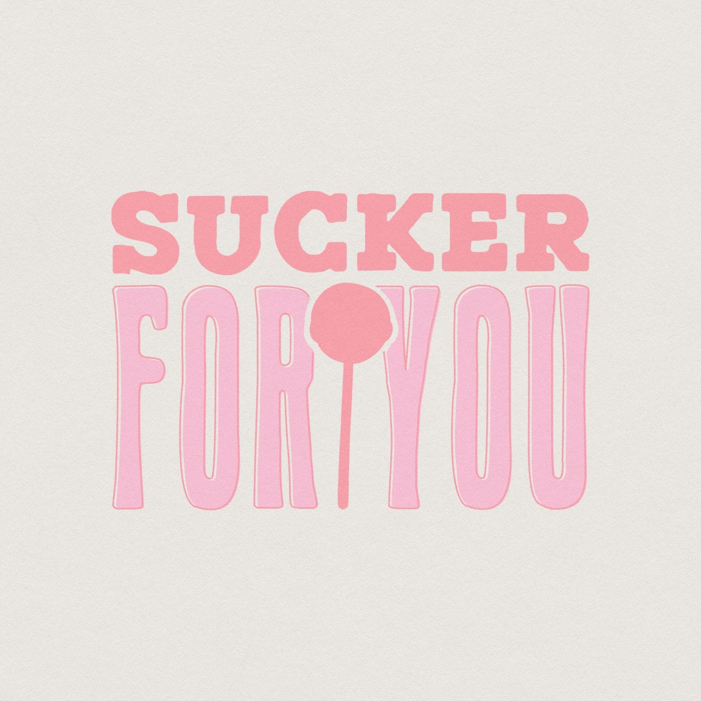 Heart Sucker PNG, Valentines Day Digital Download - 300 DPI Design for