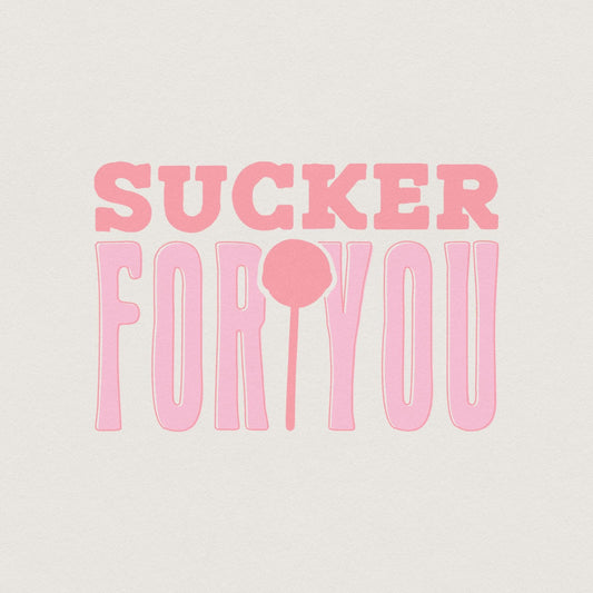 Heart Sucker PNG, Valentines Day Digital Download - 300 DPI Design for