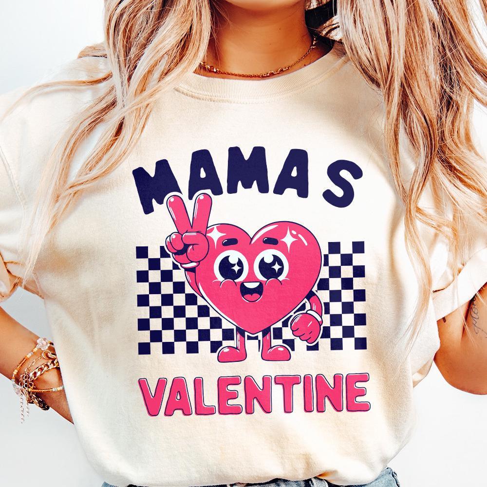 Mama's Valentine PNG, Valentines Day PNG - 300 DPI Design for T-Shirt