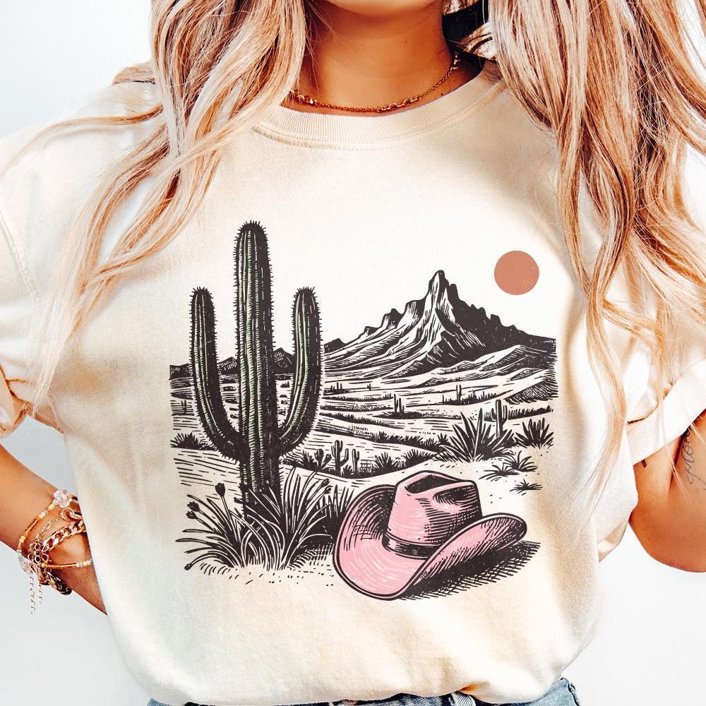 Pink Hat PNG, Western PNG Designs - 300 DPI Design for T-Shirt