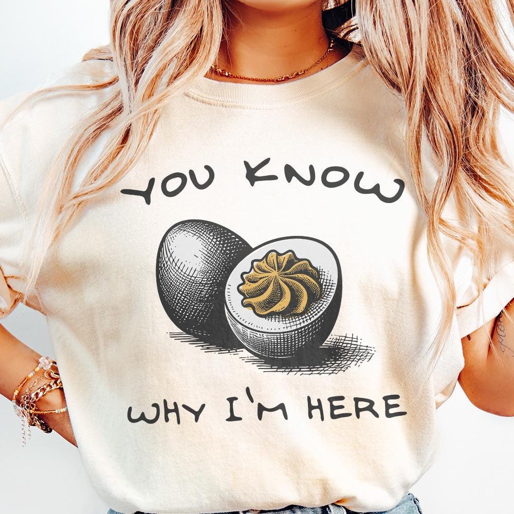 Deviled Egg PNG, Funny Thanksgiving PNG - 300 DPI Design for T-Shirt