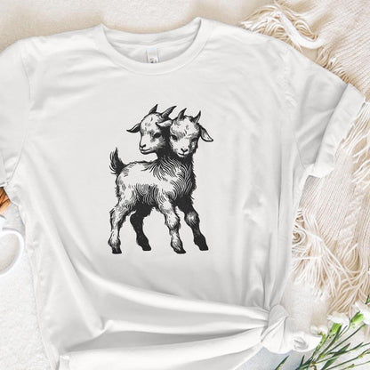 Dark Goat Clipart, Trippy Goat PNG - 300 DPI Design for T-Shirt