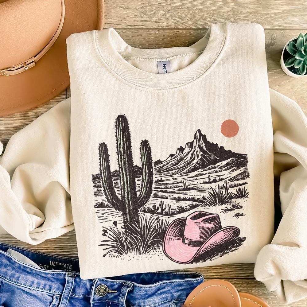 Pink Hat PNG, Western PNG Designs - 300 DPI Design for T-Shirt