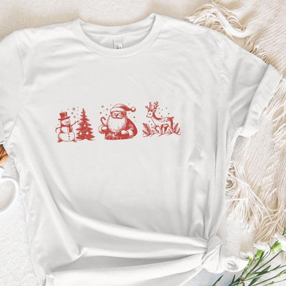 Retro Christmas PNG, Vintage Graphic png - 300 DPI Design for T-Shirt