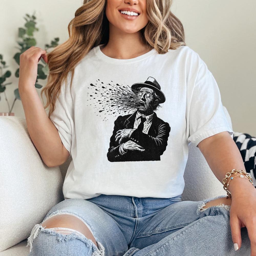 Dark Vibes PNG, Spooky Vibes - 300 DPI Design for T-Shirt