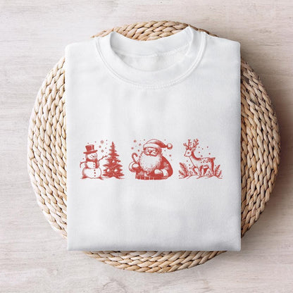 Retro Christmas PNG, Vintage Graphic png - 300 DPI Design for T-Shirt