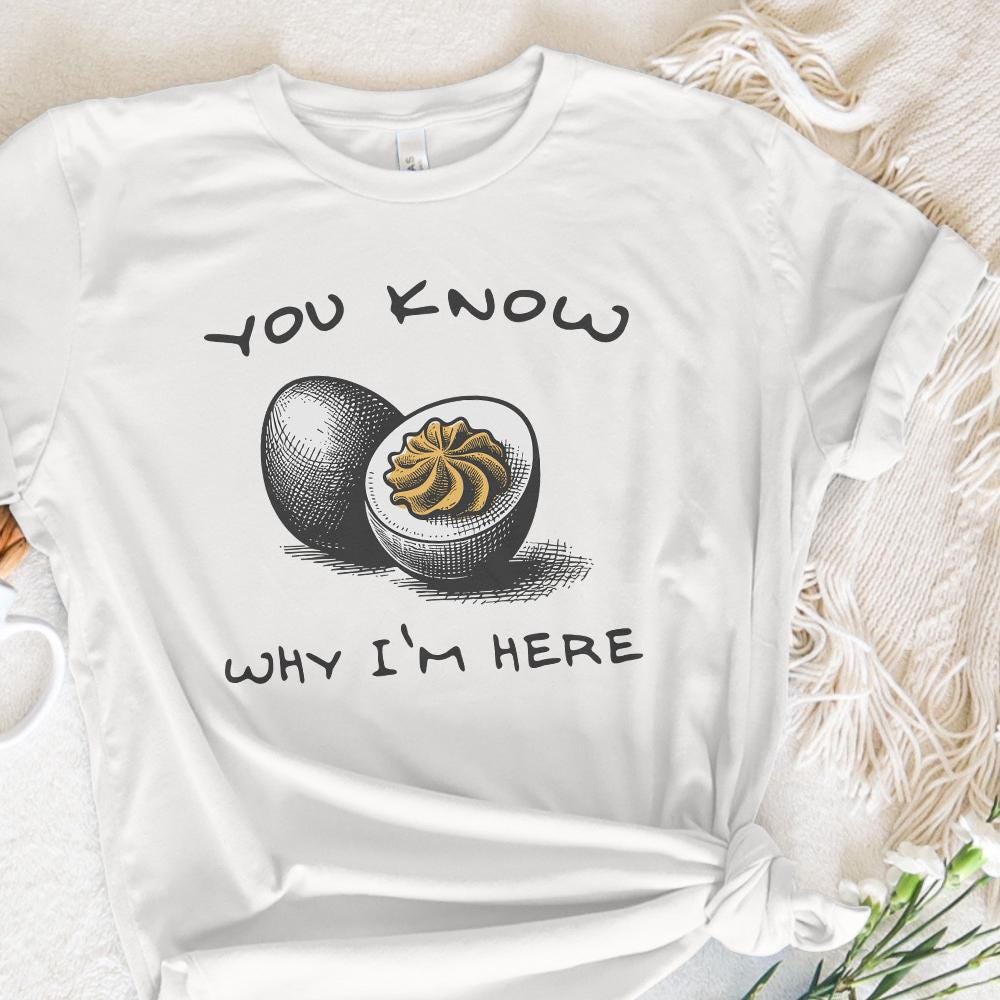 Deviled Egg PNG, Funny Thanksgiving PNG - 300 DPI Design for T-Shirt