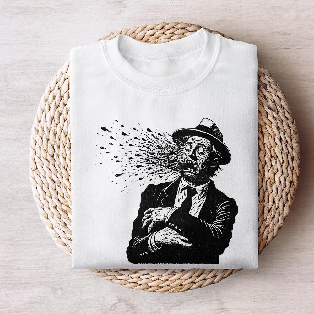 Dark Vibes PNG, Spooky Vibes - 300 DPI Design for T-Shirt