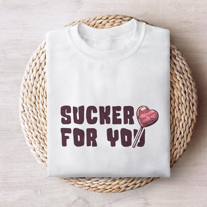 Sucker for You PNG, Valentines Day Digital Download - 300 DPI Design for