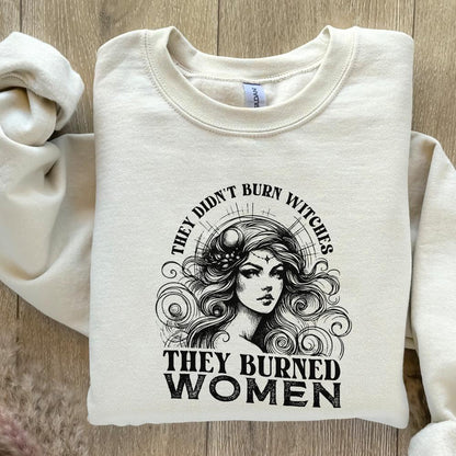 They Didn't Burn Witches They Burned Women PNG, Feminist Witch Digital