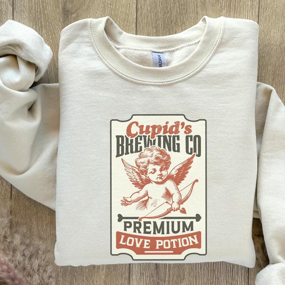 Cupid PNG, Retro Valentine Design - 300 DPI Design for T-Shirt