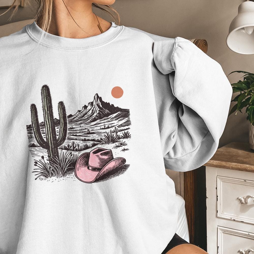 Pink Hat PNG, Western PNG Designs - 300 DPI Design for T-Shirt