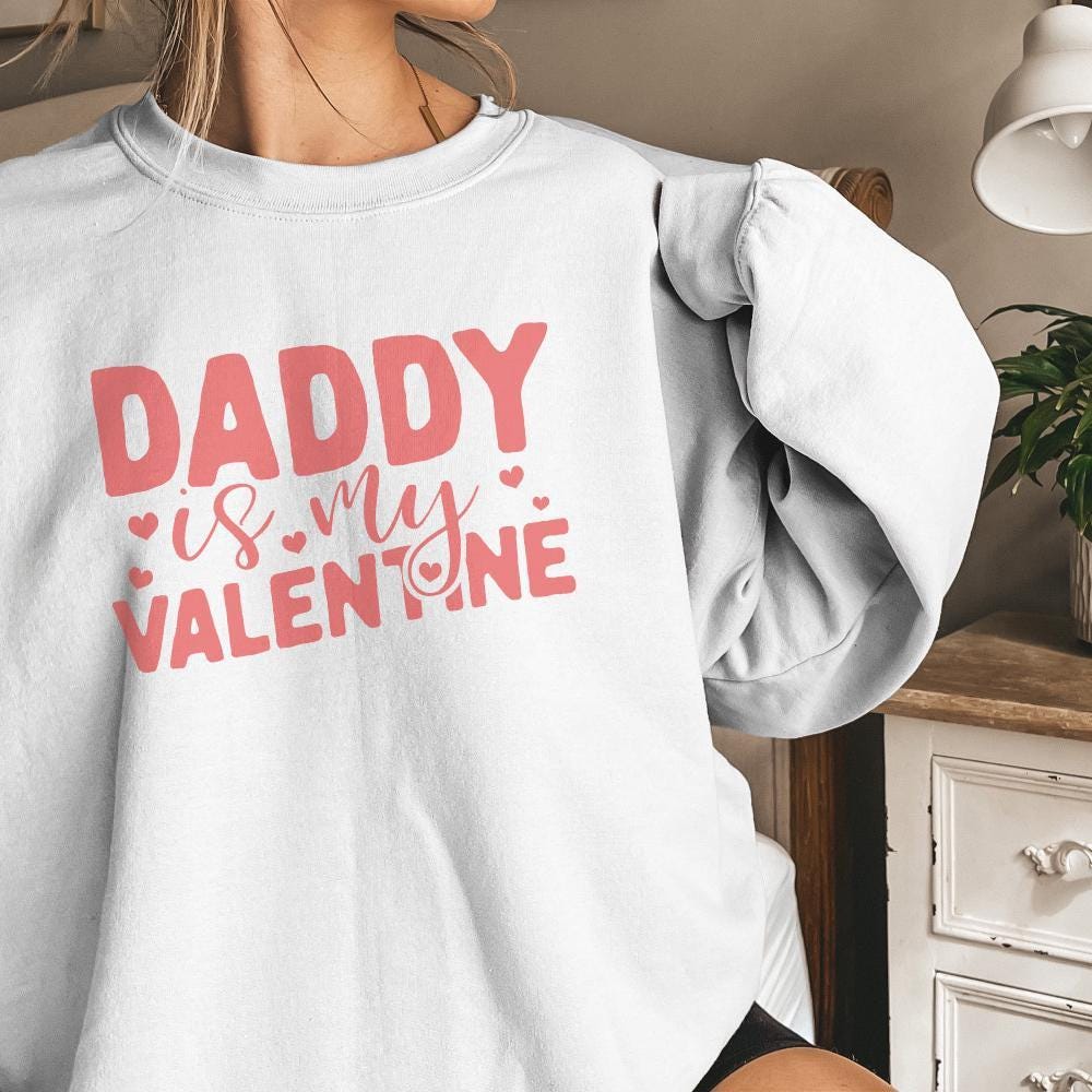 Daddy Valentine PNG, Valentines Day Sublimation Design - 300 DPI Design