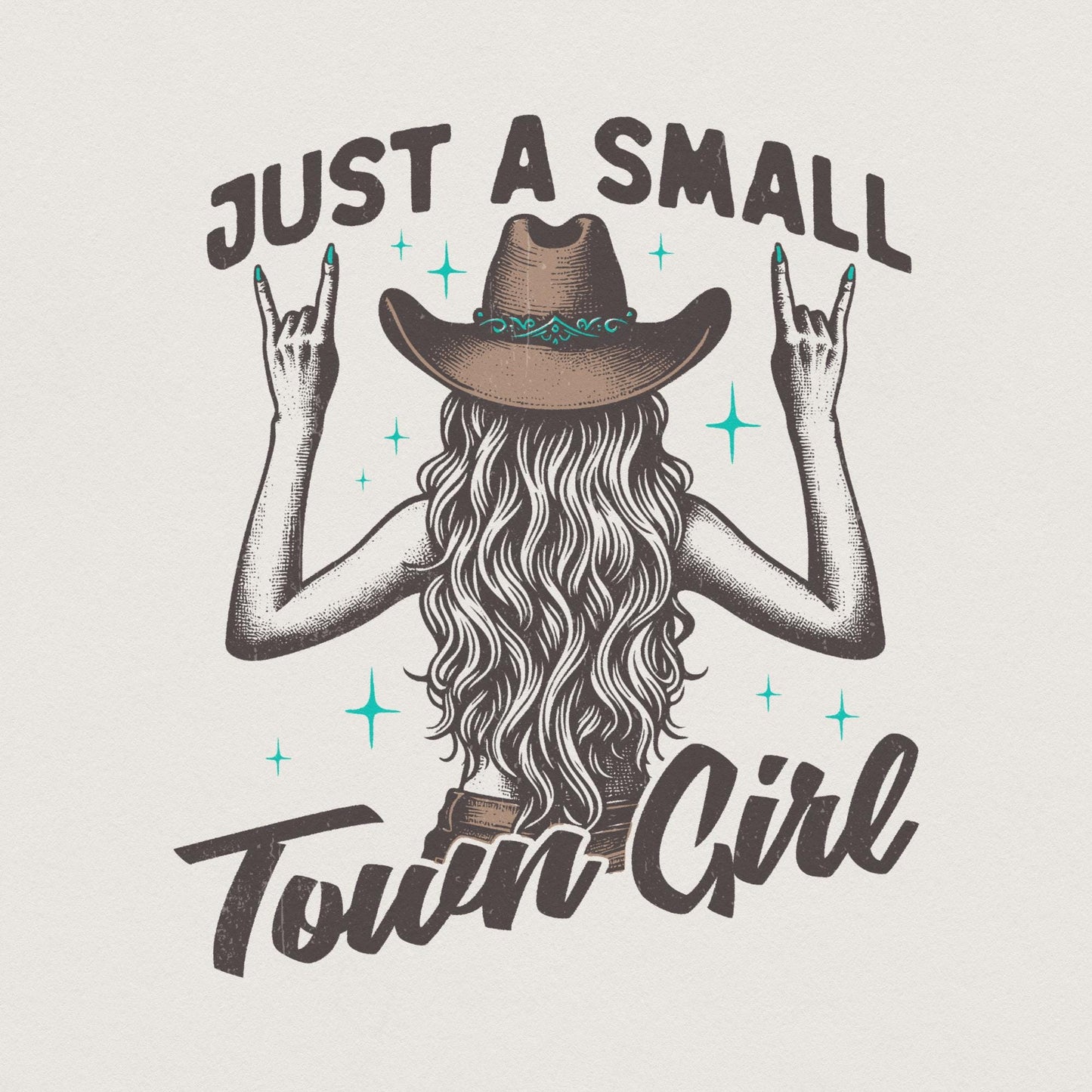Just a Small Town Girl PNG, Small Girl png - 300 DPI Design for T-Shirt