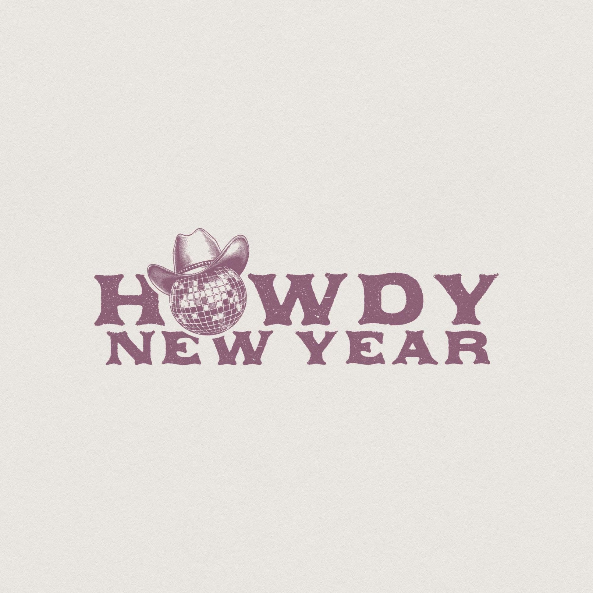 Howdy New Year Sublimation Design, 2023 Cowgirl New Year PNG - 300 DPI