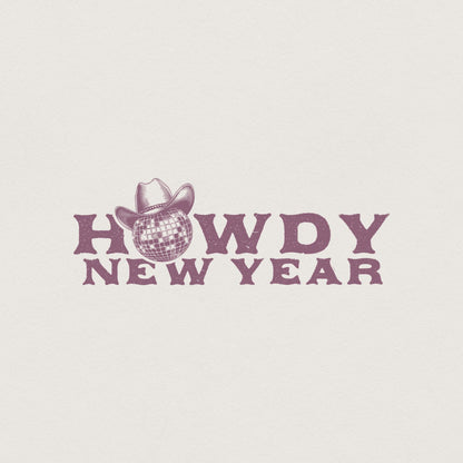 Howdy New Year Sublimation Design, 2023 Cowgirl New Year PNG - 300 DPI