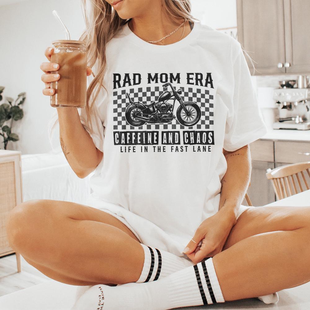 Rad Mom Era PNG, Mom Life Sublimation Design - 300 DPI Design for T-Shirt