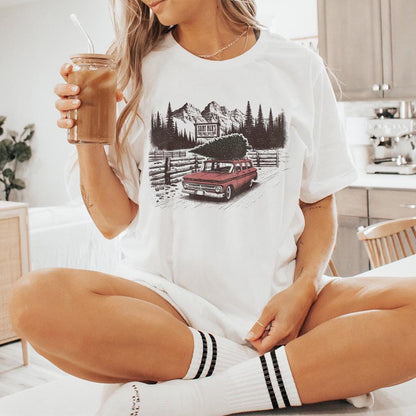 Christmas Tree Farm PNG, Sublimation - 300 DPI Design for T-Shirt