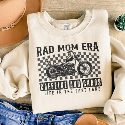 Rad Mom Era PNG, Mom Life Sublimation Design - 300 DPI Design for T-Shirt