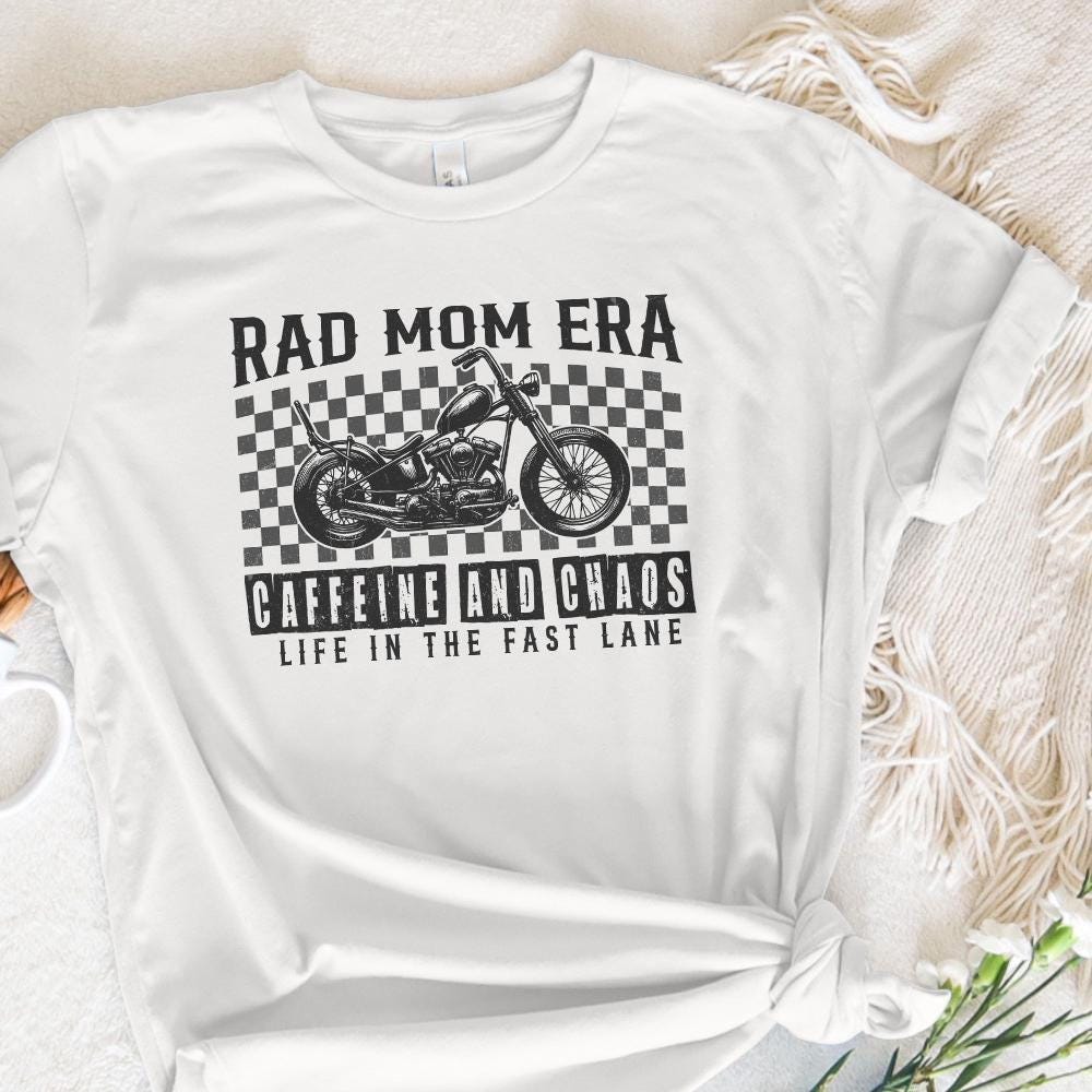 Rad Mom Era PNG, Mom Life Sublimation Design - 300 DPI Design for T-Shirt