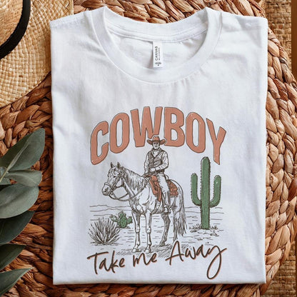 Cowboy Take Me Away Western Instant Digital Download, Western PNG Designs
