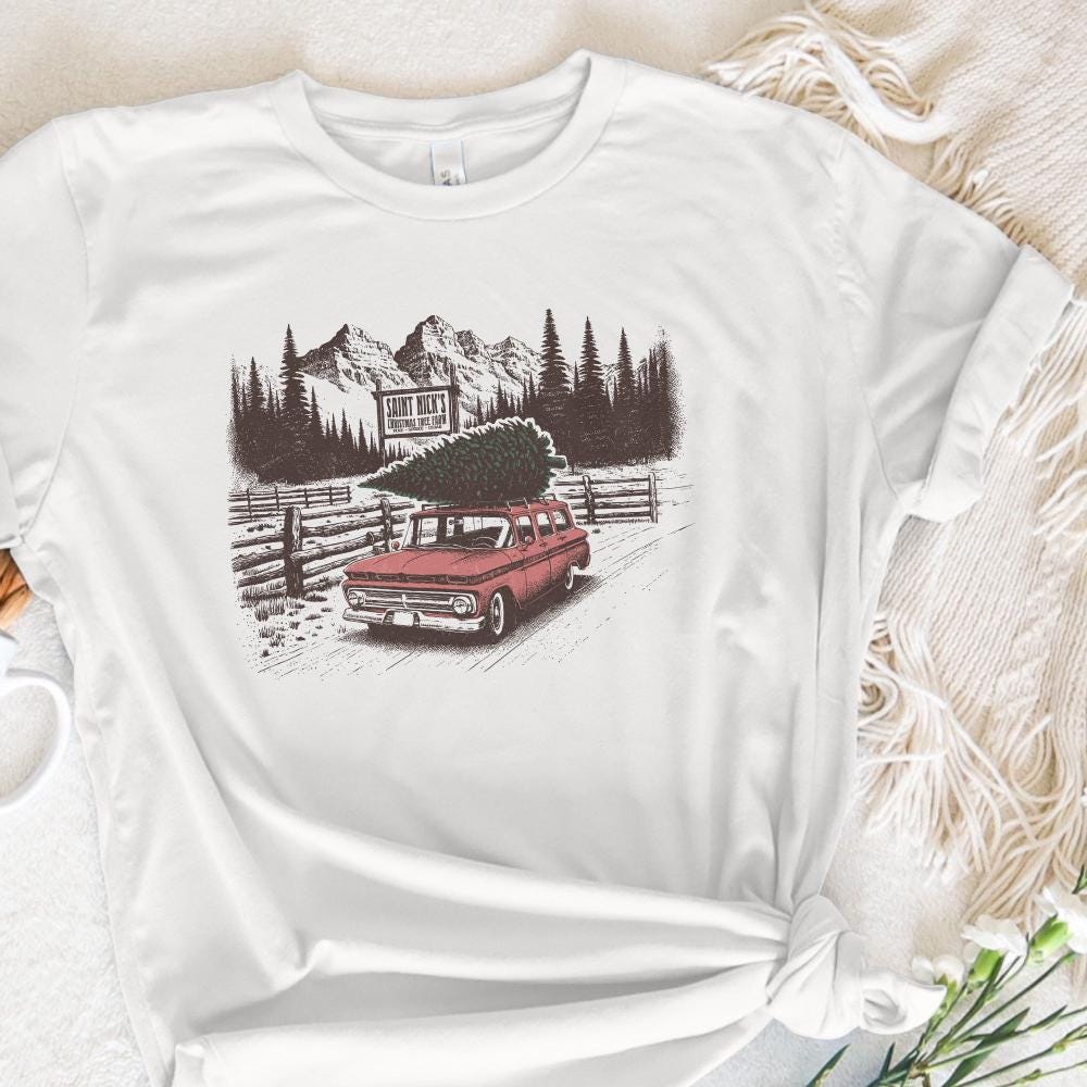 Christmas Tree Farm PNG, Sublimation - 300 DPI Design for T-Shirt