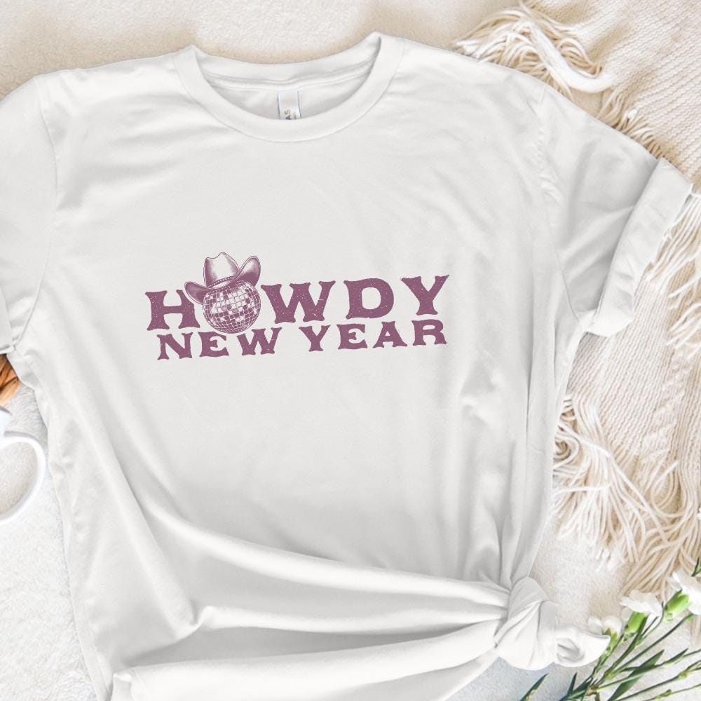 Howdy New Year Sublimation Design, 2023 Cowgirl New Year PNG - 300 DPI