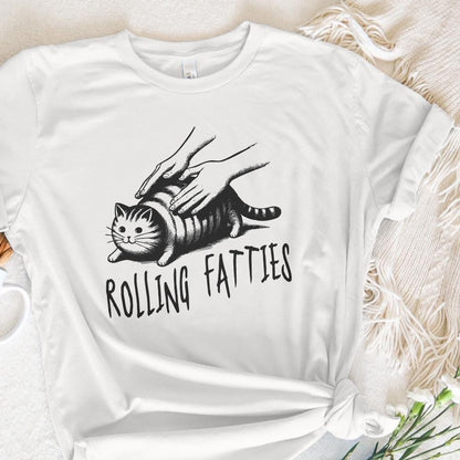 Rolling Fatties Cat PNG, Rolling Fatties Fat Cat - 300 DPI Design for