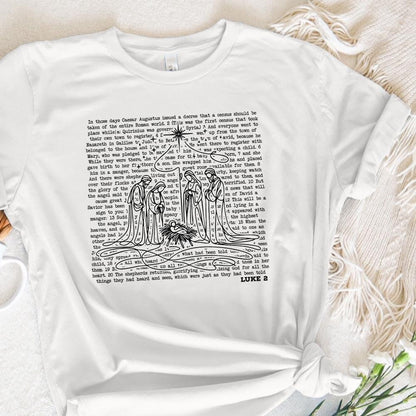 Nativity Scene png, Jesus Birth png - 300 DPI Design for T-Shirt