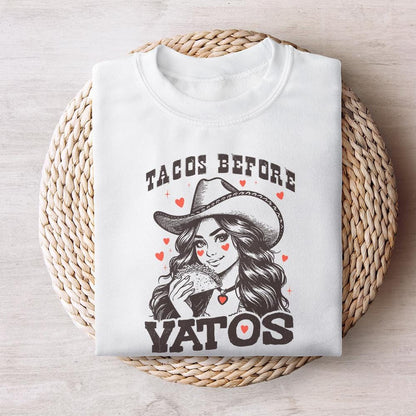 Tacos Before Vatos PNG, Sublimation Designs - 300 DPI Design for T-Shirt