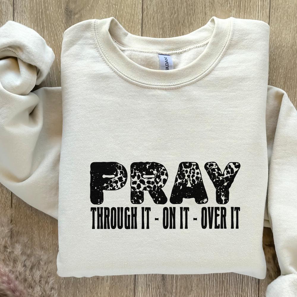 Pray on It PNG, Pray over It Digital Download - 300 DPI Design for T-Shirt