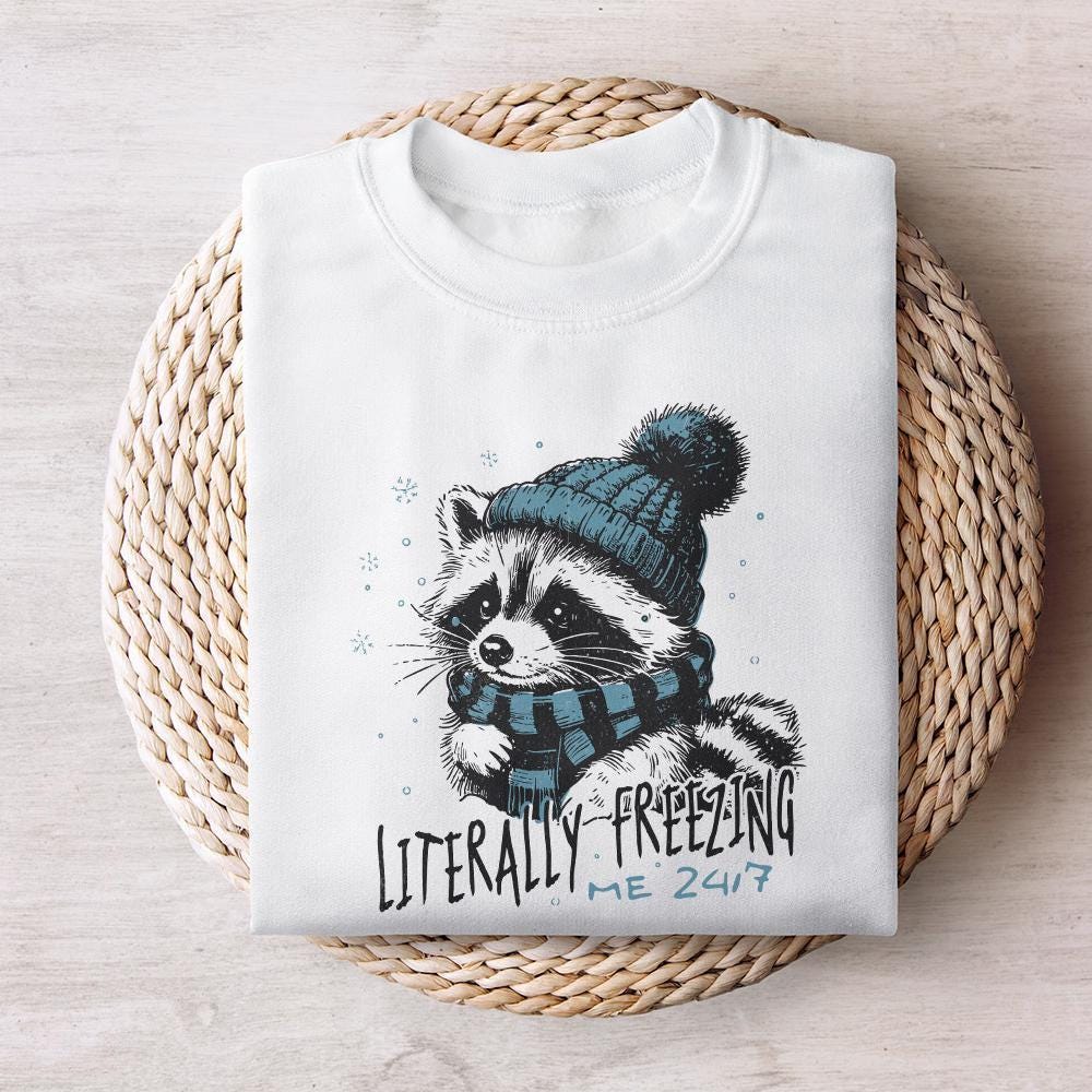 Literally Freezing PNG, Winter PNG - 300 DPI Design for T-Shirt