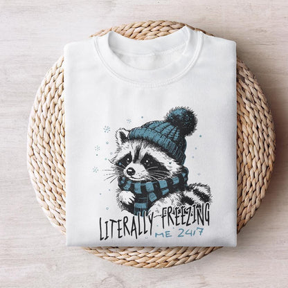 Literally Freezing PNG, Winter PNG - 300 DPI Design for T-Shirt
