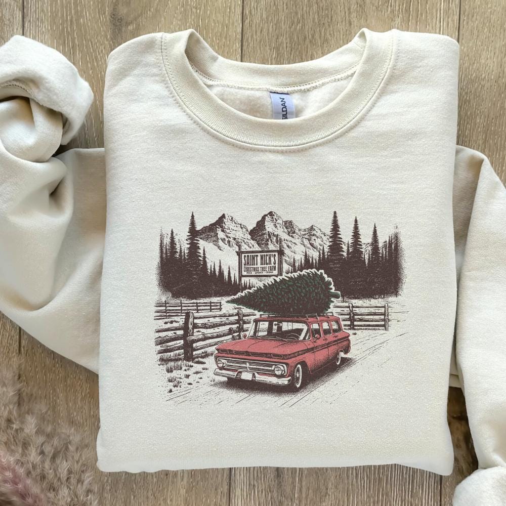 Christmas Tree Farm PNG, Sublimation - 300 DPI Design for T-Shirt