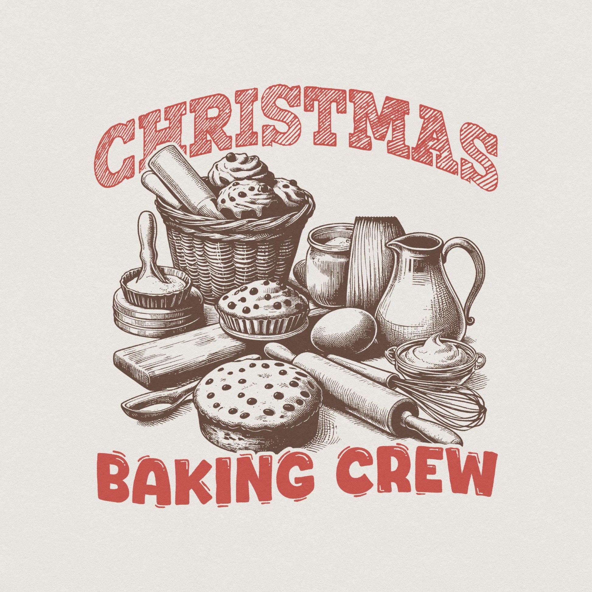 Christmas Cookie Baking Crew Png, Holiday Baking Crew Sublimation - 300