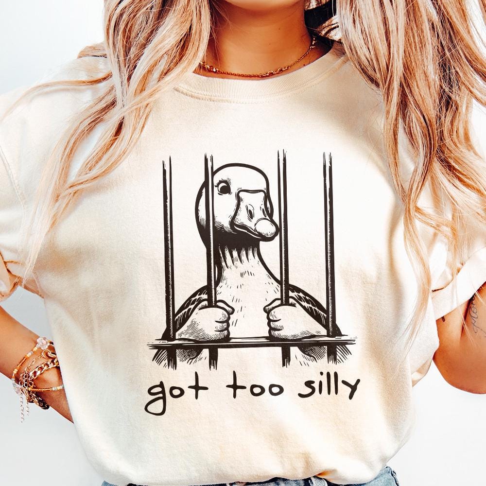 Silly Goose PNG, Goose png - 300 DPI Design for T-Shirt
