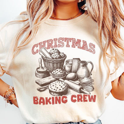 Christmas Cookie Baking Crew Png, Holiday Baking Crew Sublimation - 300
