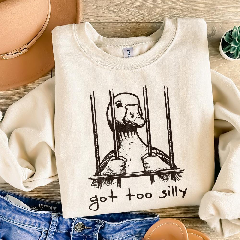 Silly Goose PNG, Goose png - 300 DPI Design for T-Shirt