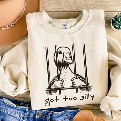 Silly Goose PNG, Goose png - 300 DPI Design for T-Shirt