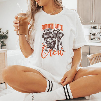 Pumpkin Patch Crew PNG, Cute Halloween Shirt - 300 DPI Design for T-Shirt