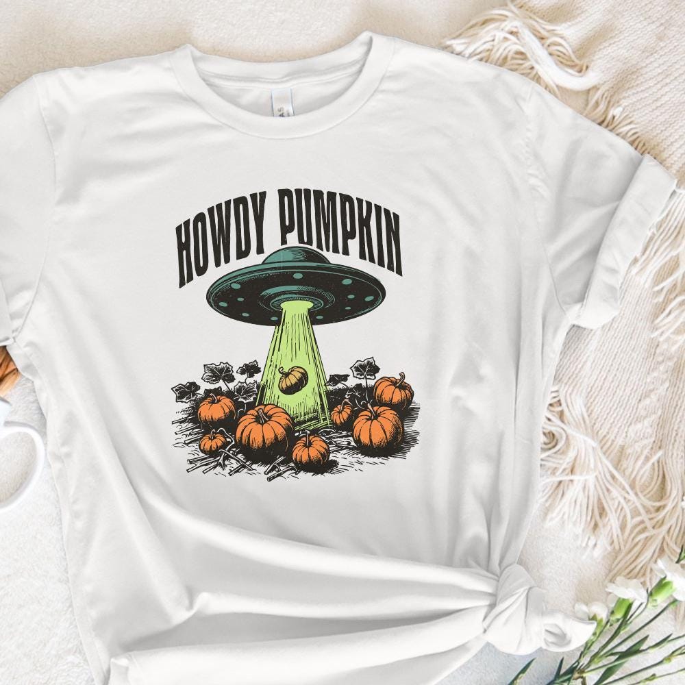 Howdy Pumpkin PNG, Western Fall png - 300 DPI Design for T-Shirt