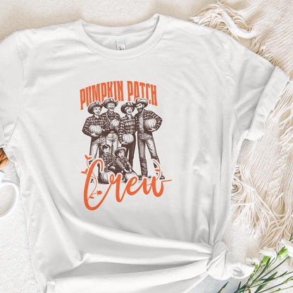 Pumpkin Patch Crew PNG, Cute Halloween Shirt - 300 DPI Design for T-Shirt